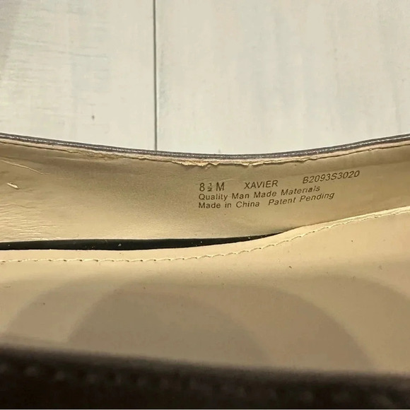 Naturalizer N5 Comfort Xavier Black Buckle Top Block Heel Shoes Size 8 1/2 GUC - Picture 6 of 9